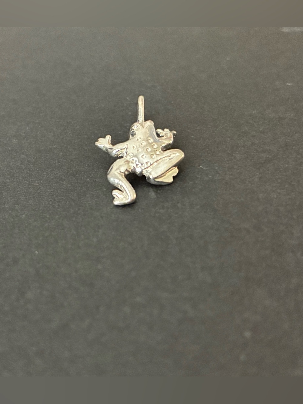 925 Silver Frog Charm Pendant